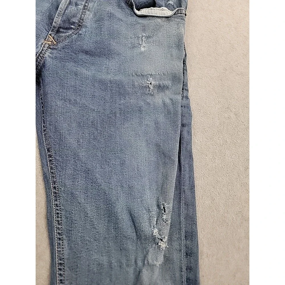 Diesel Jeans Straight Mens 30 29x32 Slim Skinny Sleenker Distressed Blue Stretch